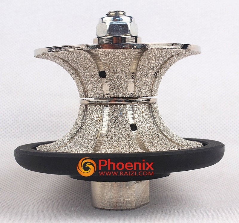 Raizi V40(1-1/2") 40mm Full Bullnose Diamond Hand Profiler/Router Bits with 5/8-11 Thread for Granite Countertop - Image 4